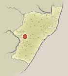 Location of Weenen in KwaZulu Natal 