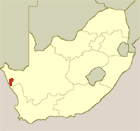 Location of Namaqua National Park