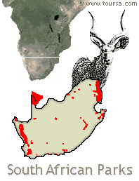 Map of South African Parks